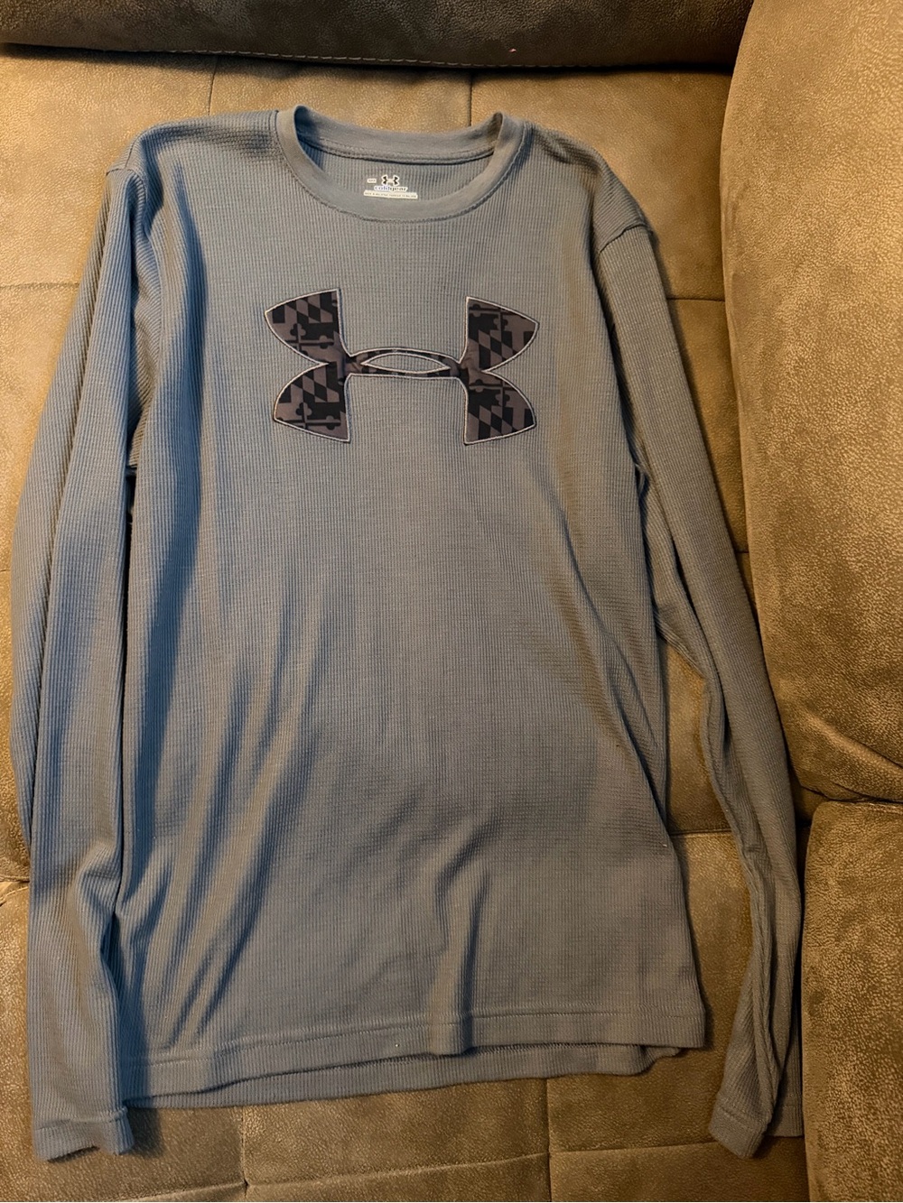 Under Armour Men's Long-Sleeve Logo Thermal Shirt - Gray